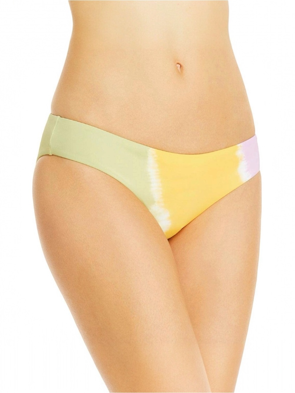 L*Space Sandy Tie Dye Bikini Bottom Diagonal Sunburst Pastel Swim Size XL